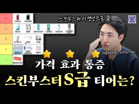 서울대 전문의가 스킨부스터 직접 S·A·B 등급 매겼습니다